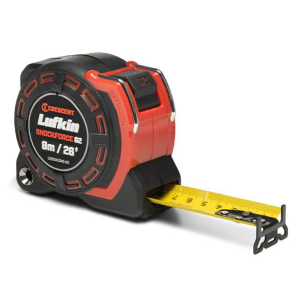 Lufkin L1225ALCME-02 1-1/4'' x 8m/26' Shockforce G2 Auto-Lock Tape Measure