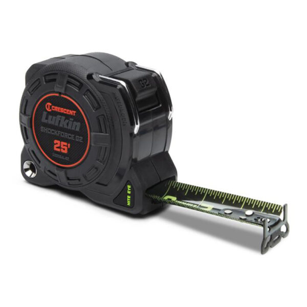 Lufkin L1225BAL-02 1-1/4'' x 25' Shockforce Nite Eye G2 Auto-Lock Tape Measure