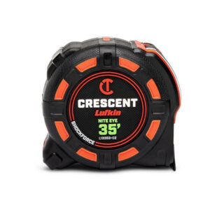 Lufkin L1335B-02 1-1/4'' x 35' SHOCKFORCE NITE EYE Tape Measure