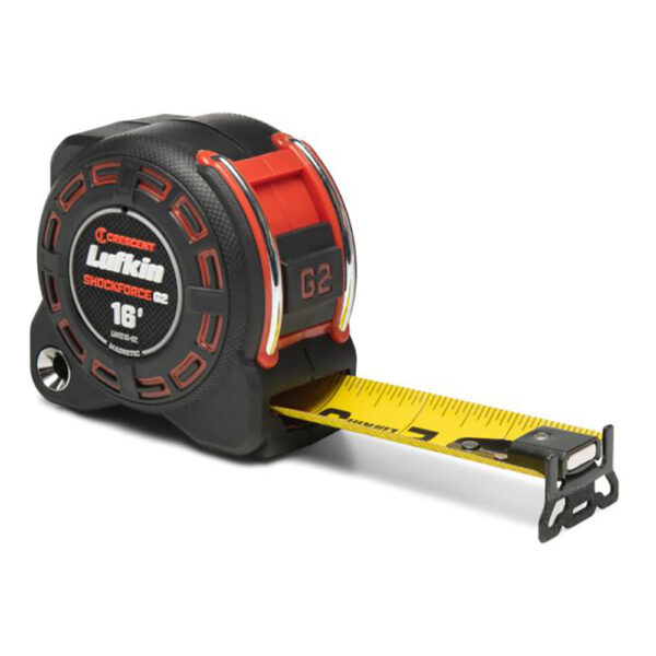 Lufkin LM1216-02 1-1/4'' x 16' Shockforce G2 Magnetic Tape Measure