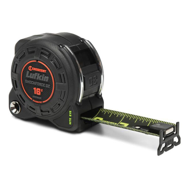 Lufkin LM1216B-02 1-1/4'' x 16' Shockforce Nite Eye G2 Magnetic Tape Measure