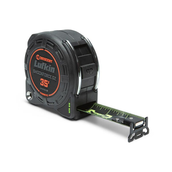 Lufkin LM1235B-02 1-1/4'' x 35' Shockforce Nite Eye G2 Magnetic Tape Measure