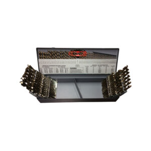 COJO115 Omega 115PC Jobber Drill Bit Set, Cobalt Steel, #1 - 60, A - Z, 1/16 - 1/2 (1/64 Increments)