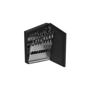 HSJO21F Omega 21PC Jobber Drill Bit Set, HSS Surface Treated, 1/16 - 3/8 (1/64 Increments)