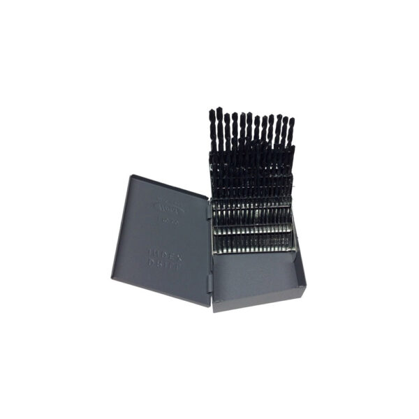 HSJO60W Omega 60PC Jobber Drill Bit Set, HSS Surface Treated, #1 - 60 (Wire Gauge Sizes)