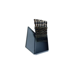 HSJOHD29F Omega 29PC Jobber Drill Bit Set, HSS Black and Gold, 1/16 - 1/2 (1/64 Increments)
