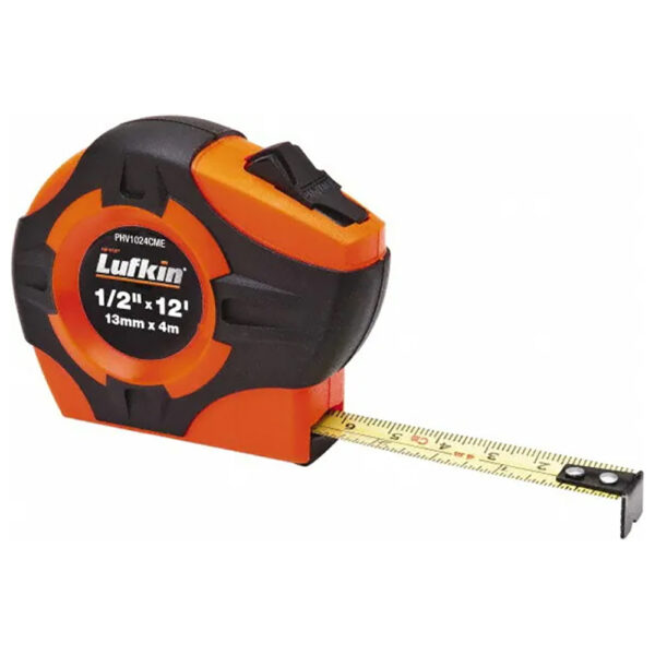Lufkin PHV1024CMEN 1/2'' x 12' P1000 Series Yellow Clad Power Return Tape Measure