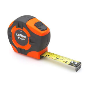 Lufkin PHV1433N 1'' x 33' P1000 Series Yellow Clad A5 Blade Power Return Tape Measure