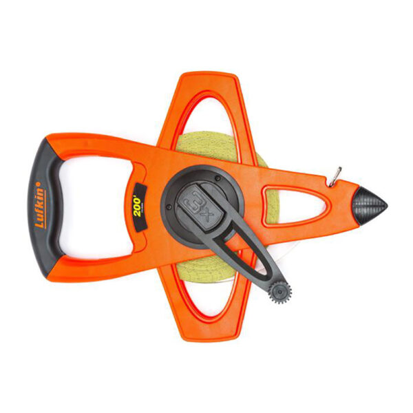 Lufkin PS1808N 1/2'' x 200' Pro Series Ny-Clad Steel Surveying Tape Measure