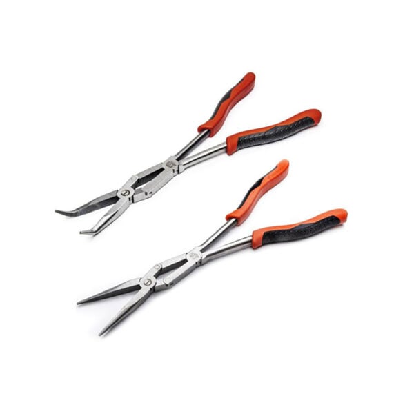 PSX204C Crescent 2PC X2 Straight and Bent Long Nose Dual Material Plier Set
