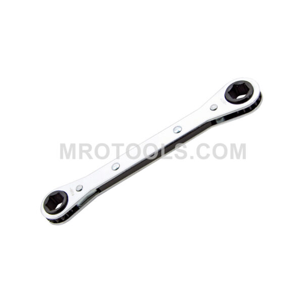 Lang RB-1214 Flat Ratcheting Box Wrench, 6 Point, SAE