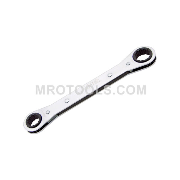 Lang RB-2022 Flat Ratcheting Box Wrench, 12 Point, SAE