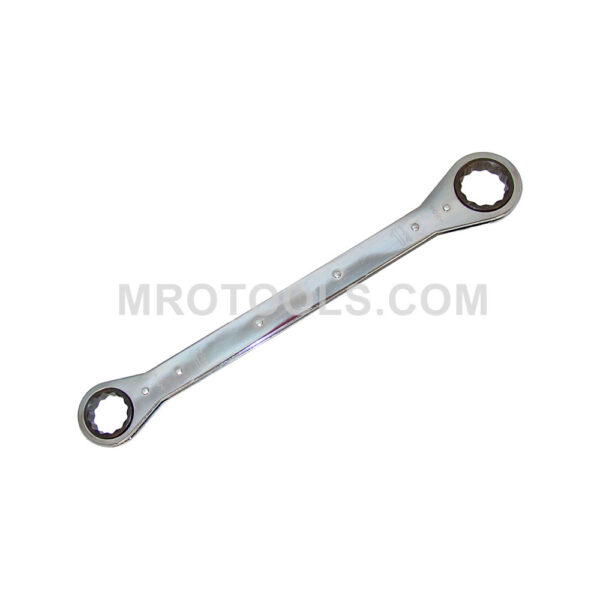 Lang RB-3440 Flat Ratcheting Box Wrench, 12 Point, SAE
