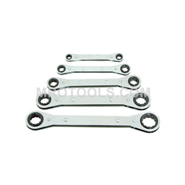 Lang RBM-5 5 Piece Flat Wrench Set, Metric