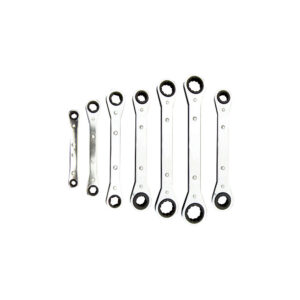 Lang RBM-7 7 Piece Flat Wrench Set, Metric, With Roll Pouch