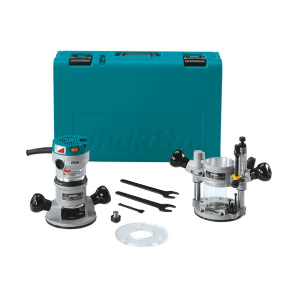 RF1101KIT2 Makita Corded 2-1/4 HP Router Kit, with Plunge Base