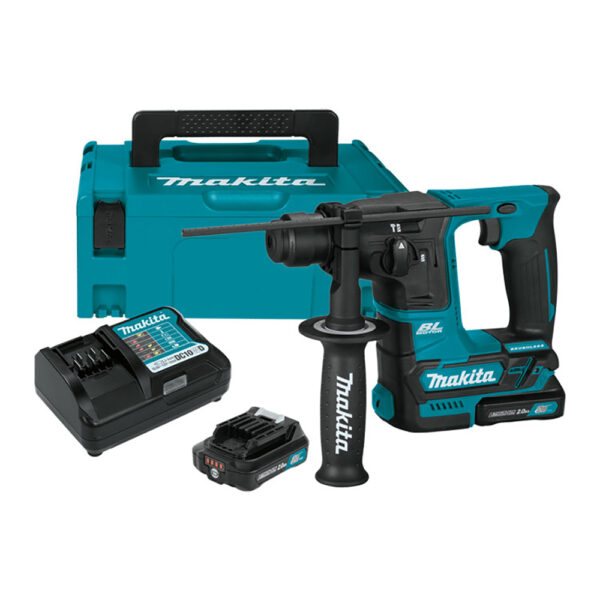 RH01R1 Makita 12V max CXT Lithium-Ion Brushless Cordless 5/8'' Rotary Hammer Kit, accepts SDS-PLUS bits (2.0Ah)