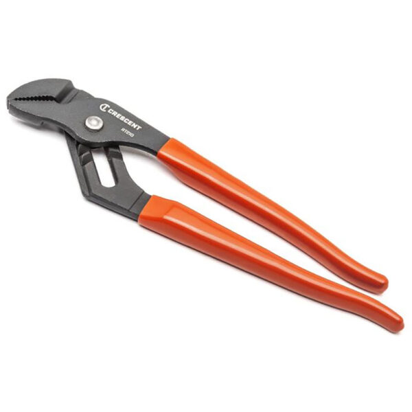 RT212CVN Crescent 12'' Straight Jaw Dipped Handle Tongue and Groove Pliers