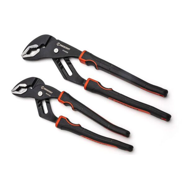 RT400SGSET2 Crescent 2PC Grip Zone V-Jaw Dual Material Tongue & Groove Plier Set 10'' & 12''
