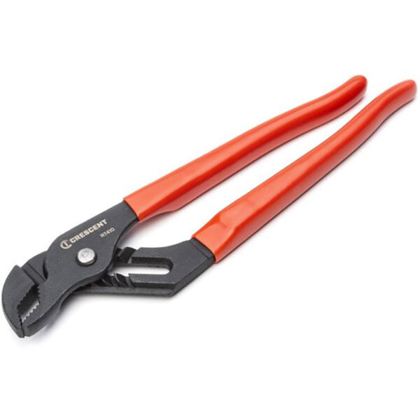 RT410CVN Crescent 10'' V-Jaw Dipped Handle Tongue and Groove Pliers