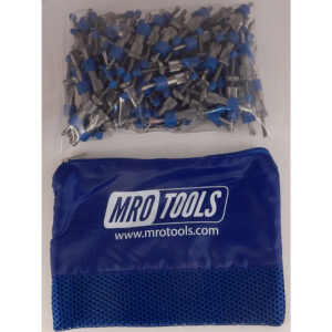 SEL2S100-5/32 No-Mar 5/32'' Skin Pins 100 Piece Kit w/ Carry Bag