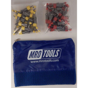 SEL3S50-3 No-Mar 25 1/8'' & 25 3/32'' Skin Pins Kit w/ Carry Bag