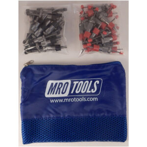 SEL3S50-5 No-Mar 25 3/16'' & 25 3/32'' Skin Pins Kit w/ Carry Bag