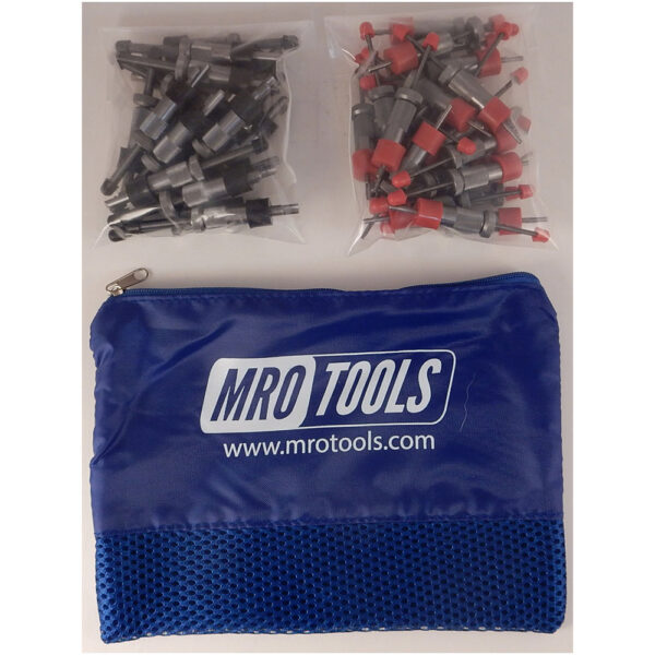 SEL3S50-5 No-Mar 25 3/16'' & 25 3/32'' Skin Pins Kit w/ Carry Bag
