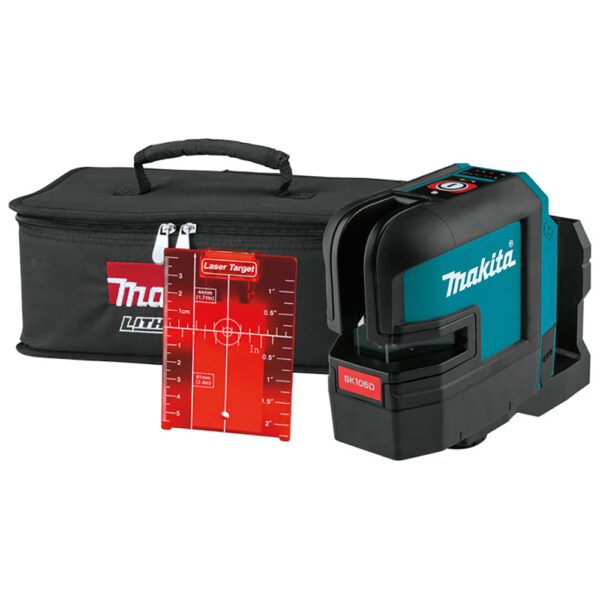 SK105DZ Makita 12V max CXT Lithium-Ion Cordless Self-Leveling Cross-Line Red Beam Laser, Tool Only