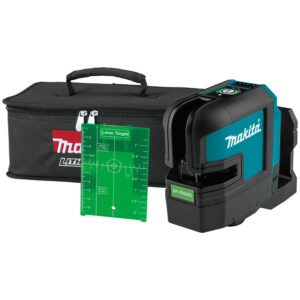 SK105GDZ Makita 12V max CXT Lithium-Ion Cordless Self-Leveling Cross-Line Green Beam Laser, Tool Only