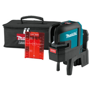 SK106DZ Makita 12V max CXT Lithium-Ion Cordless Self-Leveling Cross-Line/4-Point Red Beam Laser, Tool Only