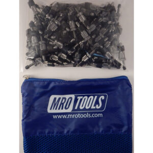 SSL2S100-3/16 No-Mar 3/16'' Skin Pins 100 Piece Kit w/ Carry Bag