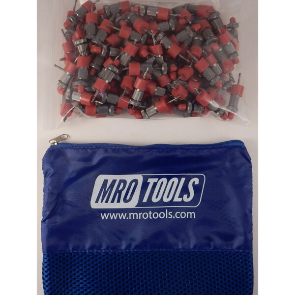 SSL2S100-3/32 No-Mar 3/32'' Skin Pins 100 Piece Kit w/ Carry Bag