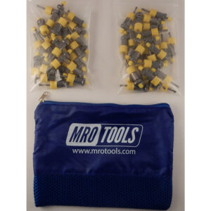SSL2S50-1/8 No-Mar 1/8'' Skin Pins 50 Piece Kit w/ Carry Bag