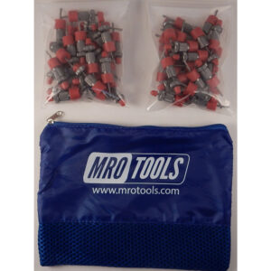 SSL2S50-3/32 No-Mar 3/32'' Skin Pins 50 Piece Kit w/ Carry Bag