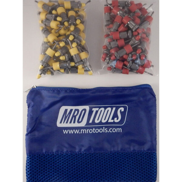 SSL3S100-3 No-Mar 50 1/8'' & 50 3/32'' Skin Pins Kit w/ Carry Bag