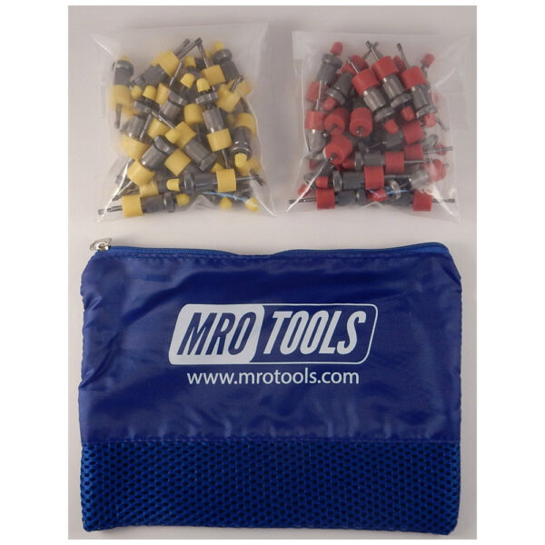 SSL3S50-3 No-Mar 25 1/8'' & 25 3/32'' Skin Pins Kit w/ Carry Bag