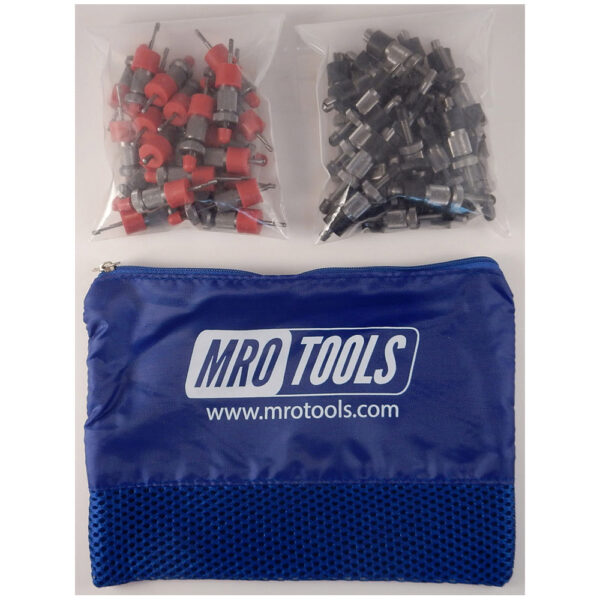 SSL3S50-5 No-Mar 25 3/16'' & 25 3/32'' Skin Pins Kit w/ Carry Bag