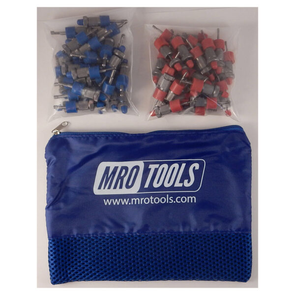 SSL3S50-6 No-Mar 25 5/32'' & 25 3/32'' Skin Pins Kit w/ Carry Bag