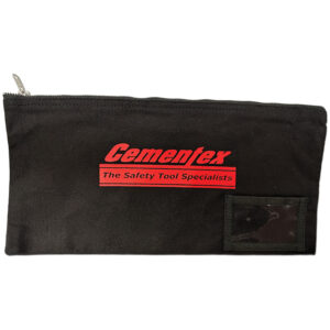 Cementex ST-ZP Zippered Pouch: 12'' x 7''