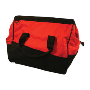 Cementex ST-ZTB11X15 Zippered Tool Bag: 11'' x 15'' (Red and Black)