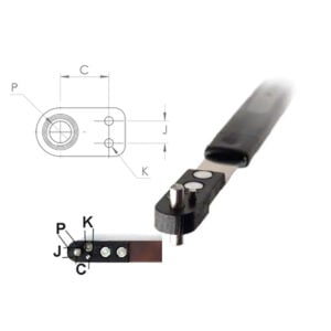 NPJ518NAS-D-A6 Side Lug Miniature Nut Plate Jig (SLM)