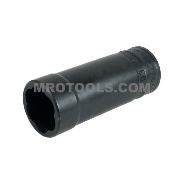 TD38750B 19mm- 3/4'' Deep Turbo Socket, 3/8'' Square Drive
