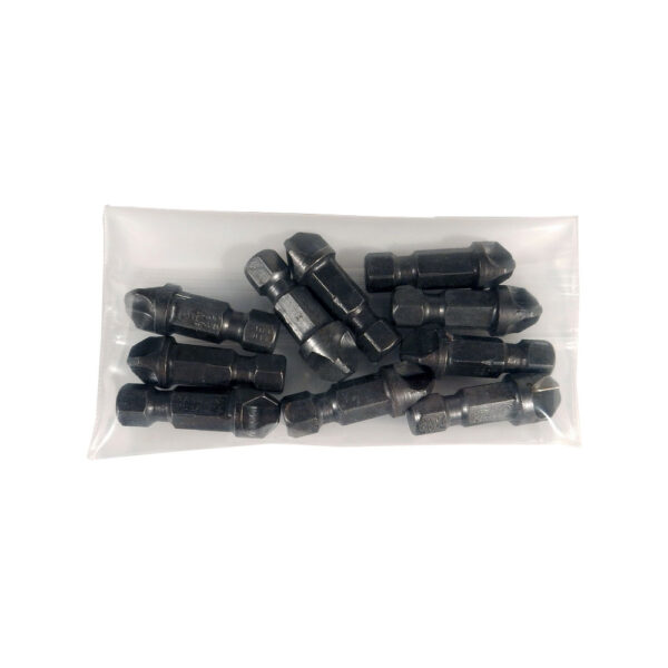 TRWA6-10PK 10 Piece 5/16'' Tri-Wing #6 Hex Power Drive Bit Pack