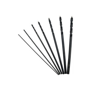 TS7 Astro Pneumatic ONYX 7PC TurboStep Aircraft Extension Length Drill Bit Set
