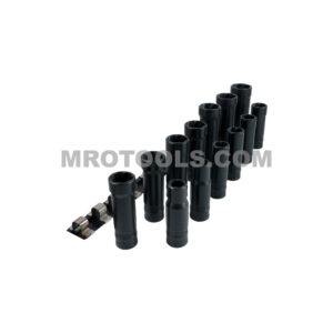 TSCD3813B 3/8'' Square Drive Deep Turbo Socket 13 Piece Set