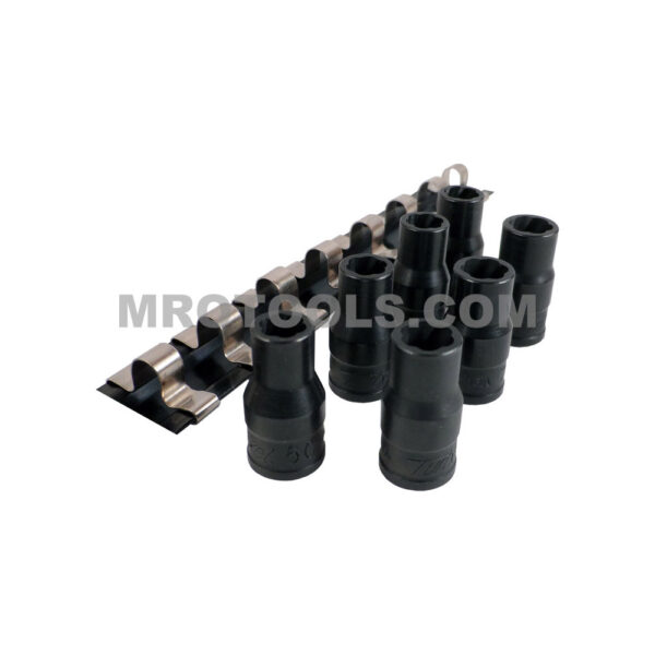 TSCS2507B 1/4'' Square Drive Turbo Socket 7 Piece Set