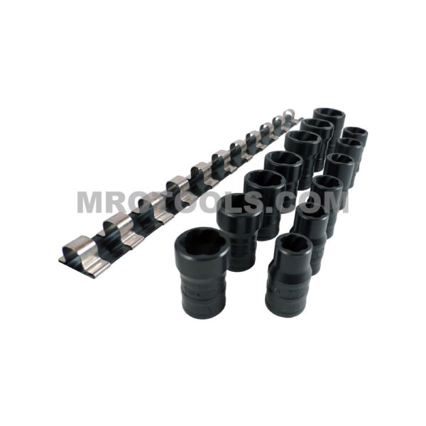 TSCS3813B 3/8'' Square Drive Turbo Socket 13 Piece Set