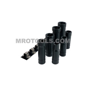TSFD3807B 3/8'' Square Drive Deep Turbo Socket 7 Piece Set