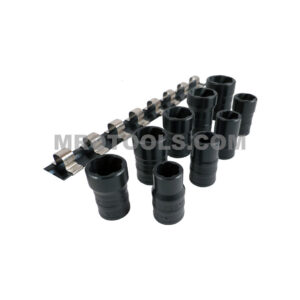 TSMS3809B 3/8'' Square Drive Turbo Socket 9 Piece Set